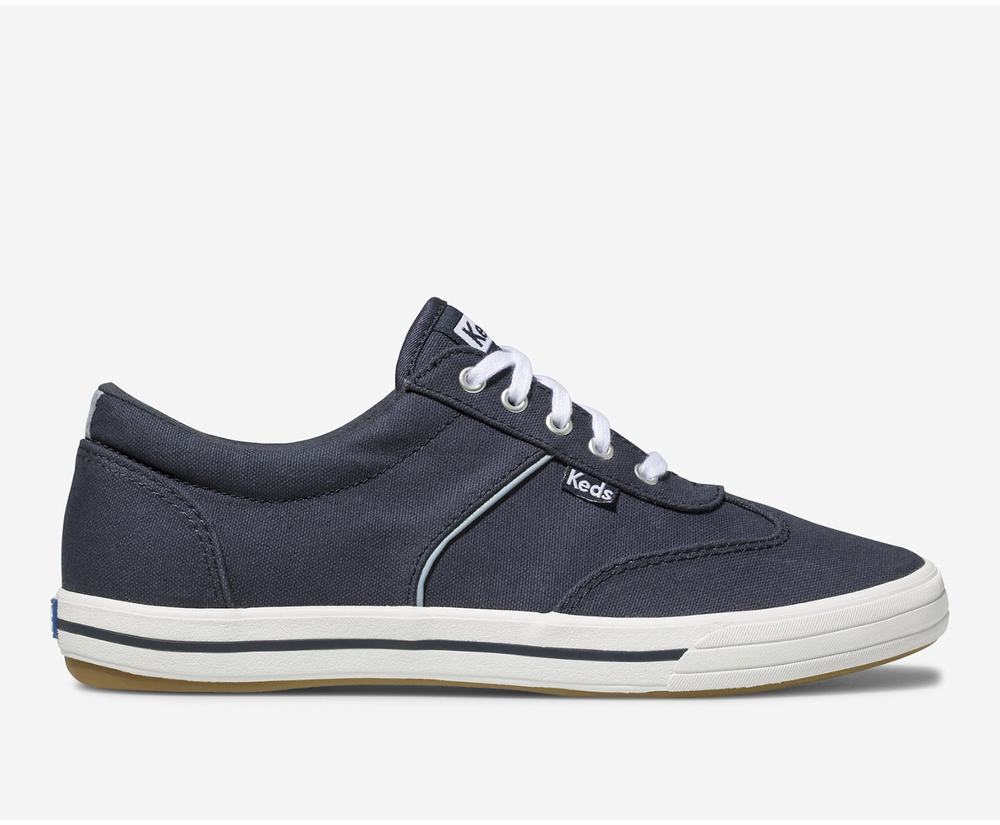 Women's Keds Courty Sneakers Navy 4216350EM - South Africa